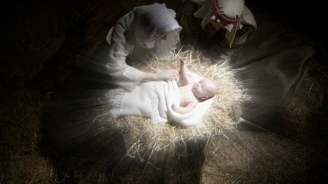mary-and-joseph-with-baby-jesus-video-id113747426