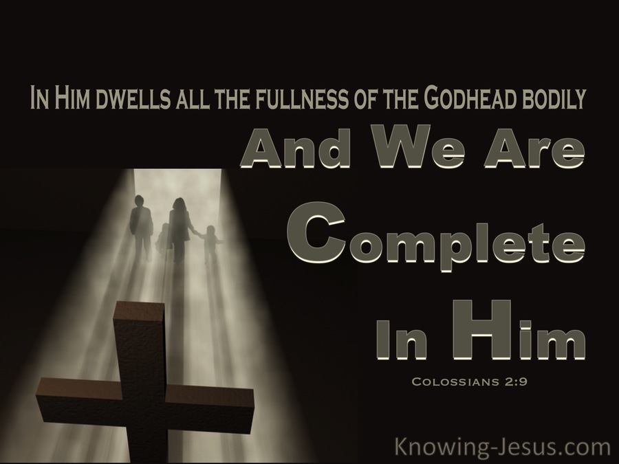 Complete in Him devotional 2 Colossians 2-9