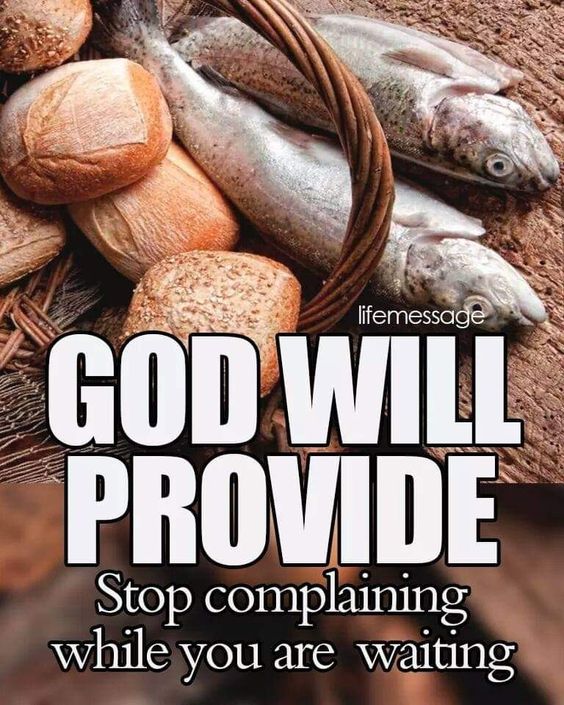 Description: God will supply